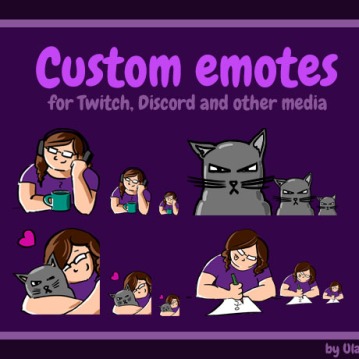Twitch emotes design